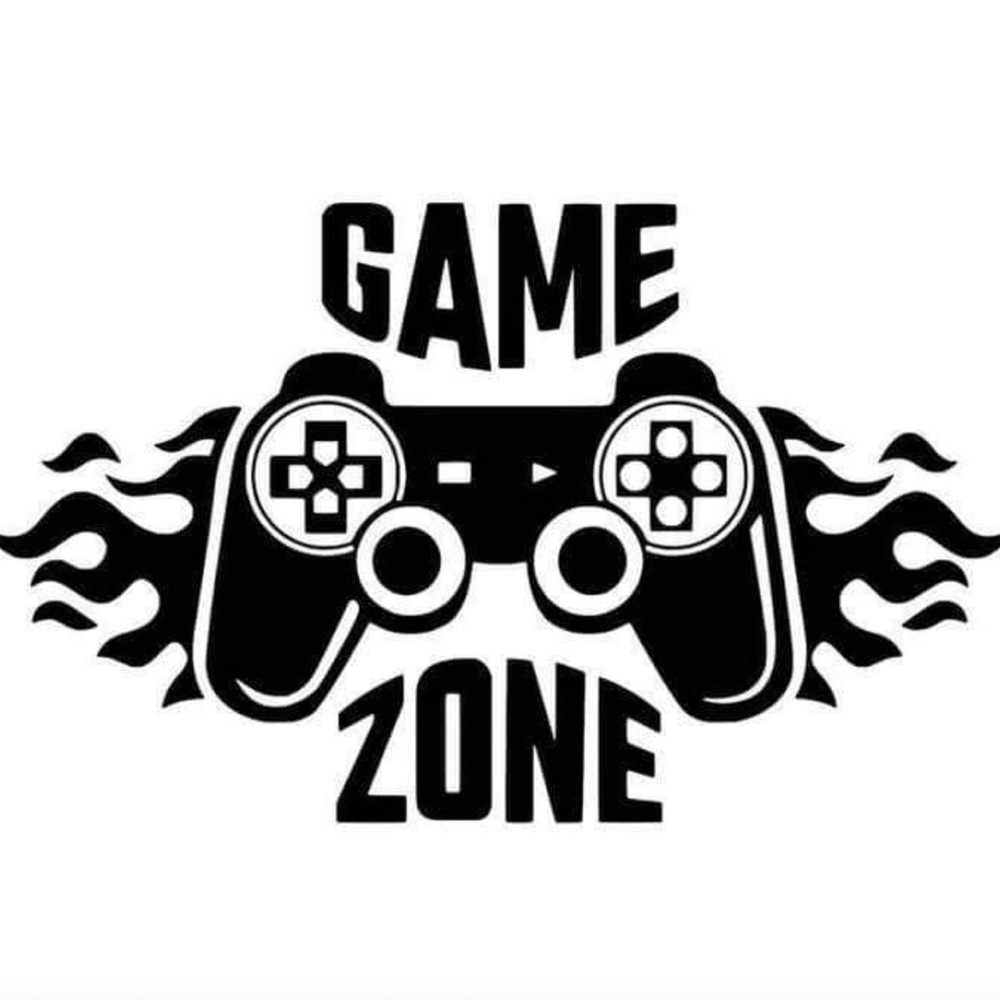 Black and White Game Zone Graphic Tee - Picture 1 of 1